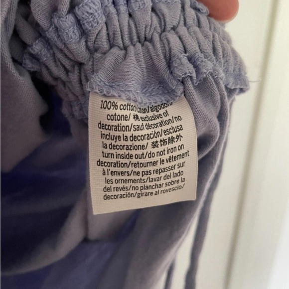 PINK VS Women's Size L Scrunch Sides Long Sleeve Pull Over Top Light Purple - Picture 2 of 5